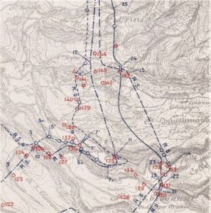 Fig. 1. Localizzazione del ponte (n. 24 - da Ashby 1991, tav. 4)