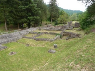 20 - Complesso termale e portico Ovest del giardino